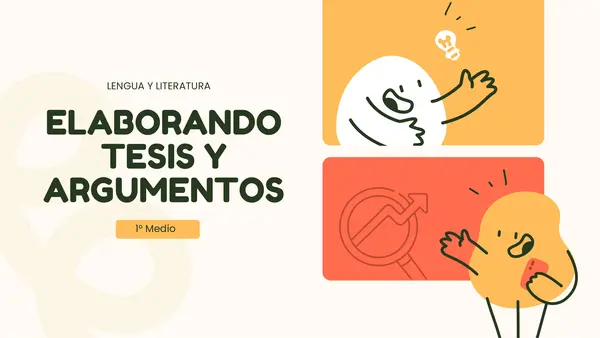 PPT Actividad texto argumentativo - Elaborando tesis y argumentos.