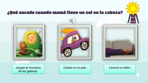A veces mamá tiene truenos en la cabeza - Actividad de comprensión lectora