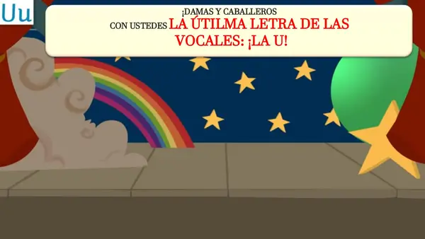 PPT de la vocal U (juego interactivo incluido)