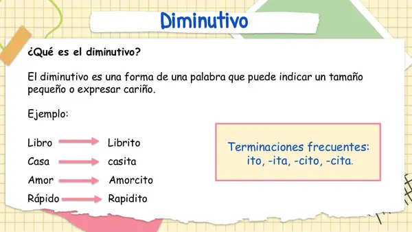 Aumetativo y Diminutivo