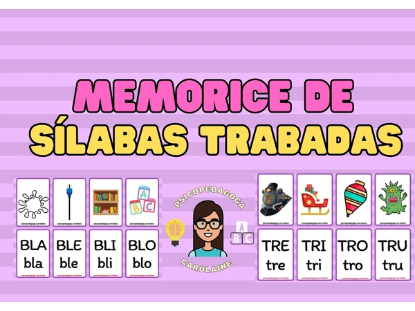 Memorice sílabas trabadas
