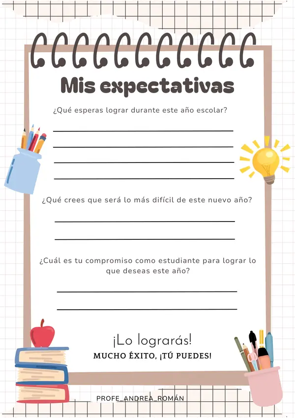 Material gratuito para el inicio de año