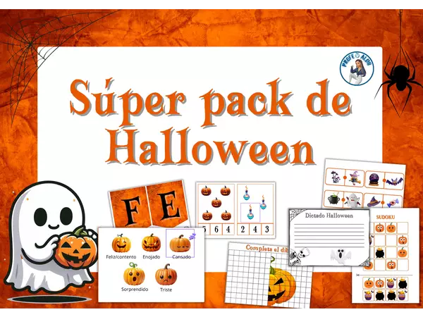 Súper pack de Halloween 👻📚🎃