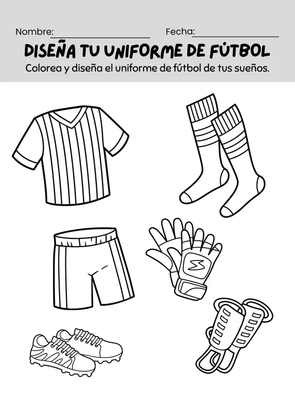 Diseña tu uniforme de fútbol 