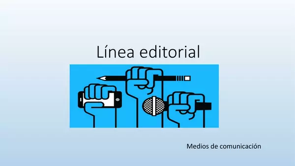 Presentacion  Lenguaje Primero Medio "Linea editorial "