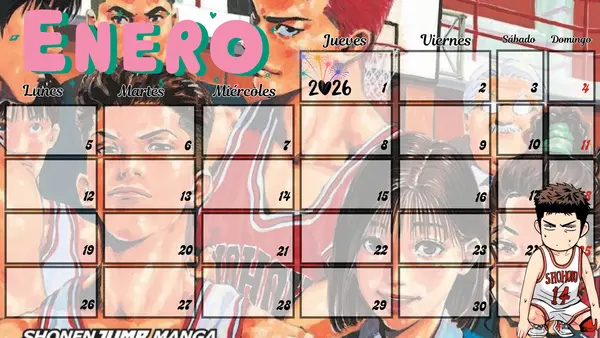 Calendario 2026 ANIME