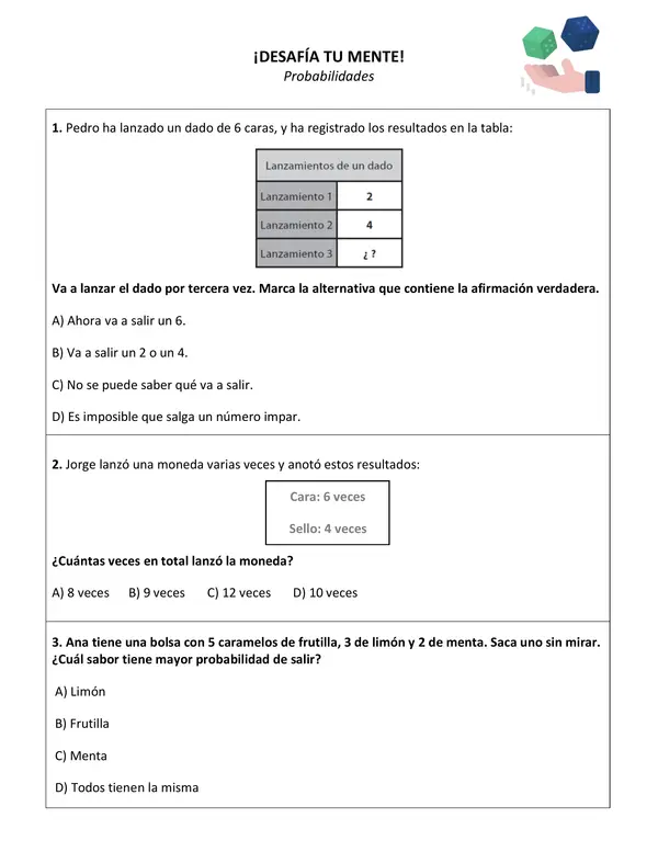 Probabilidades - Guía de ejercicios