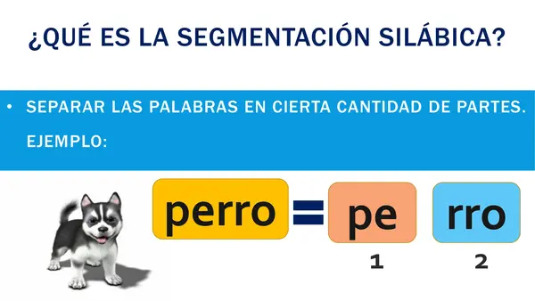 segmentación silábica