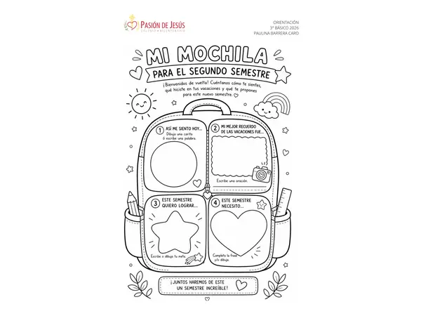 Mochila vuelta a clases