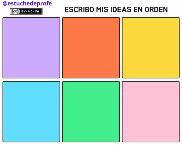 Ficha Organizo mis ideas
