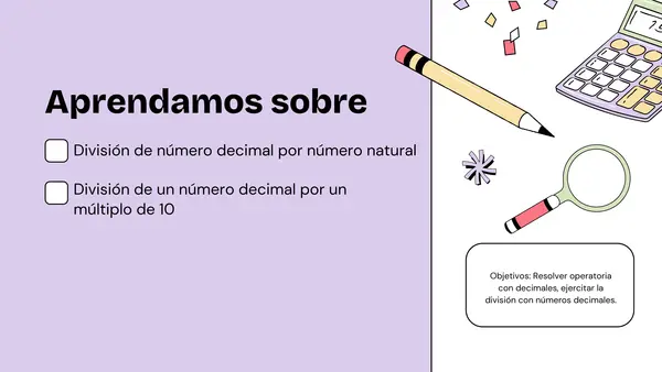 Divisiones de decimales