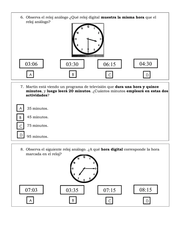 Prueba de matemática