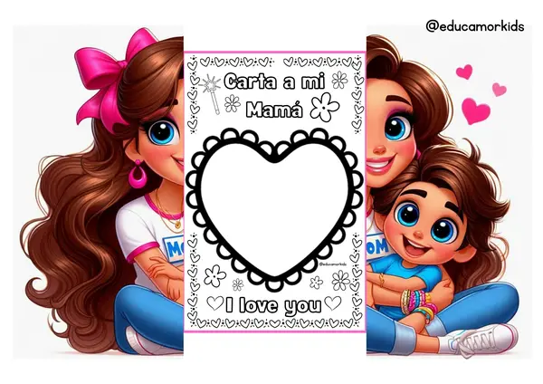 Tarjetas para el Día de la Madre. 