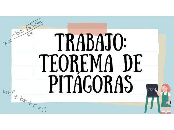 Construcción y comprobación teorema de Pitágoras