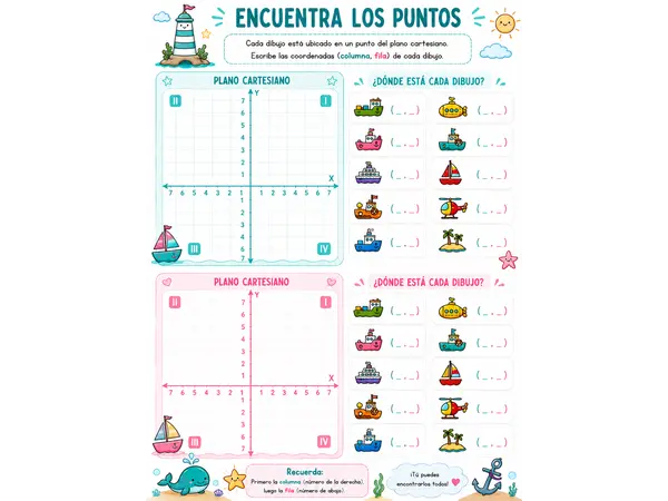 Batalla Naval en el Plano Cartesiano