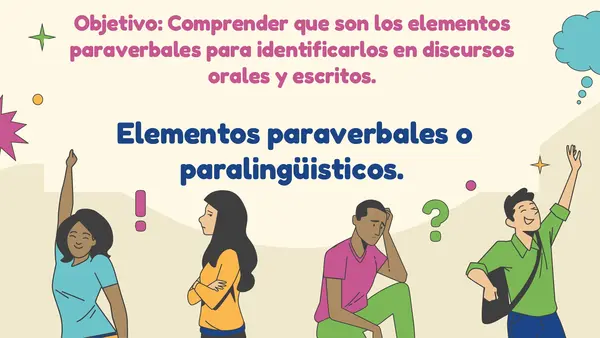 El lenguaje paraverbal o para lingüistico