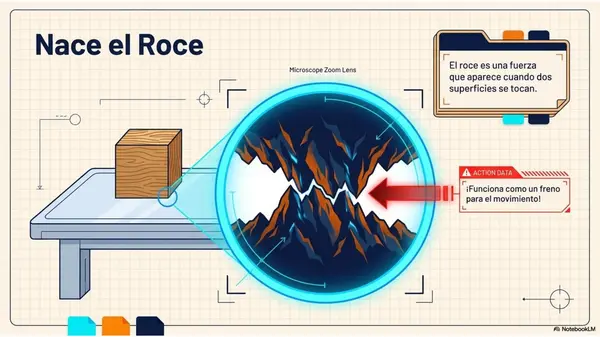 Clase 6: Fuerza de Roce | Diapositivas Ciencias 4° Básico