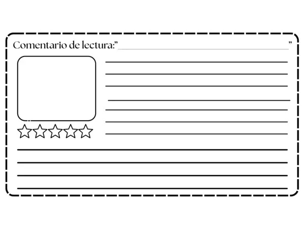 Plantilla comentario de lectura