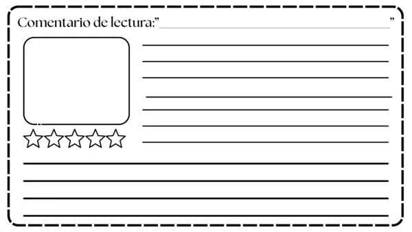 Plantilla comentario de lectura