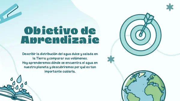 Distribución del agua en la Tierra 🌎