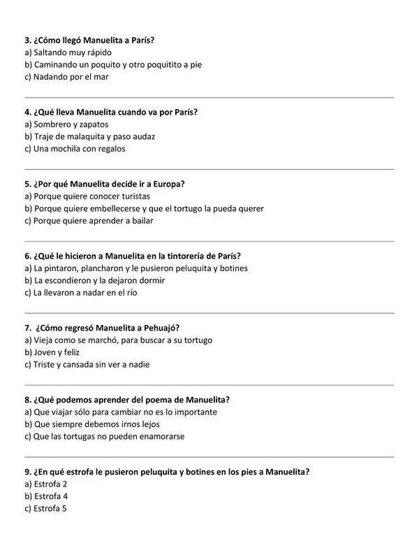 Poema Comprensión Segundo Básico.