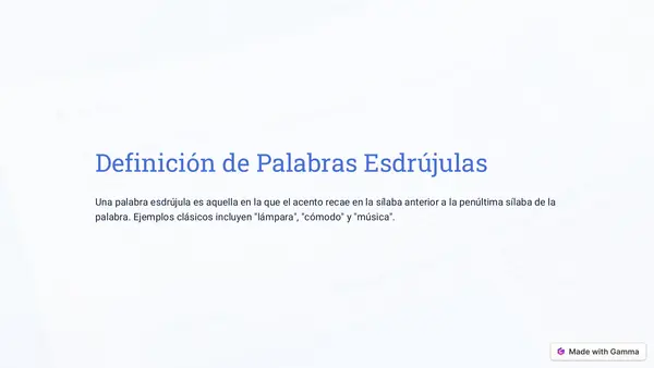 Palabras esdrújulas (Lenguaje)