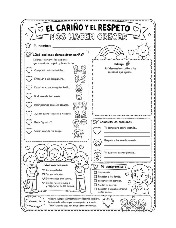 El cariño y el respeto