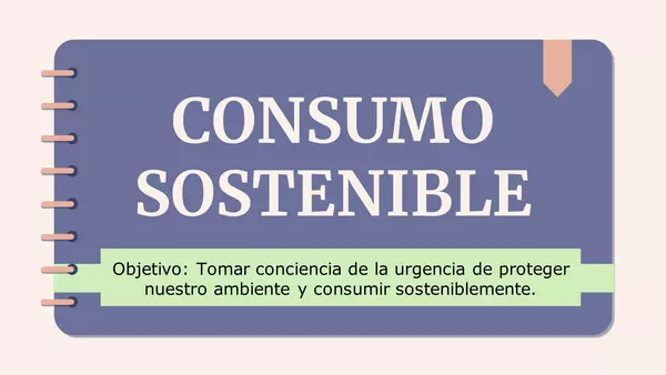 "Consumo sostenible"