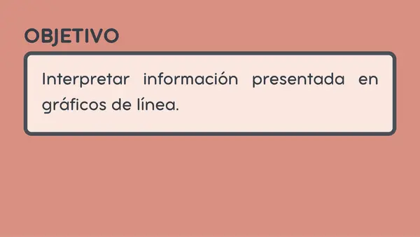 Interpretar gráficos de líneas 5to básico