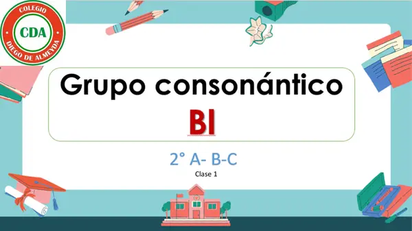 Grupo Consonántico Bl – 1 semana  