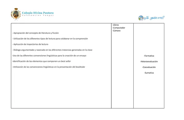 TALLER DE LITERATURA