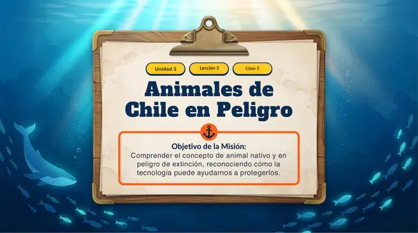 Clase 3 Lección 3 Unidad 2 "Animales de Chile en peligro" 2° Básico