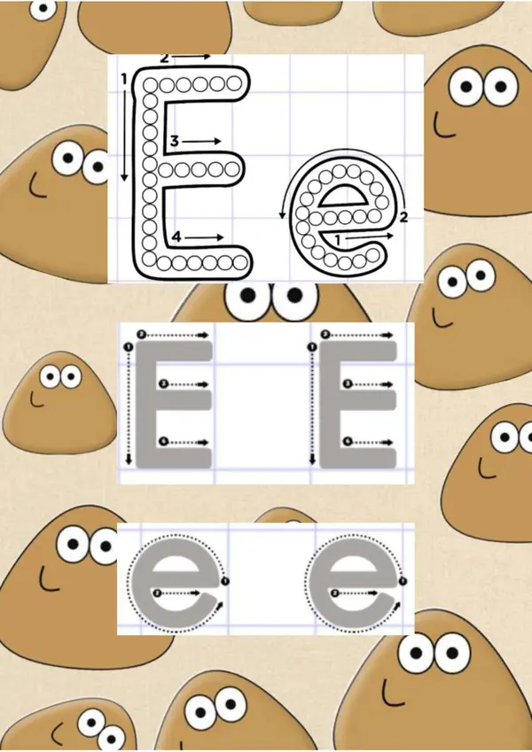 Cuadernillo trazo de Pou. 