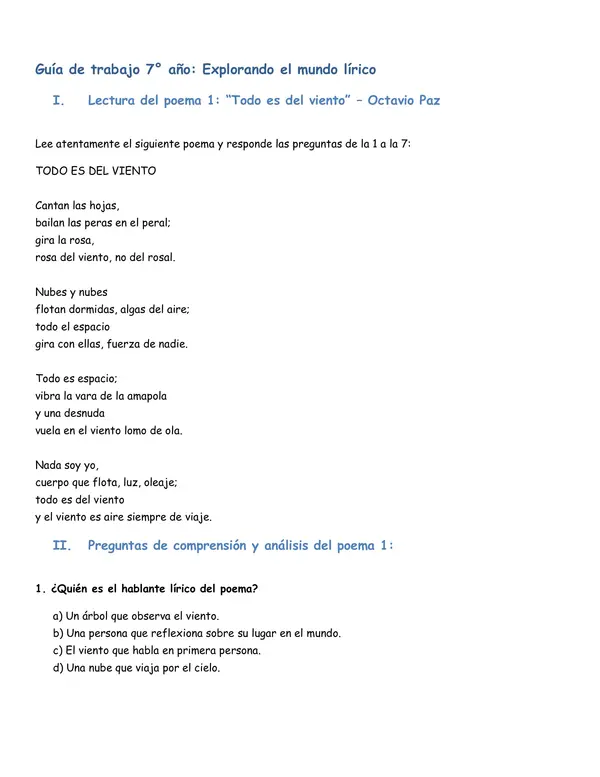 Guía de género lírico 7°