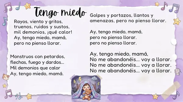 CANCIONERO DE EMOCIONES 2° Básico