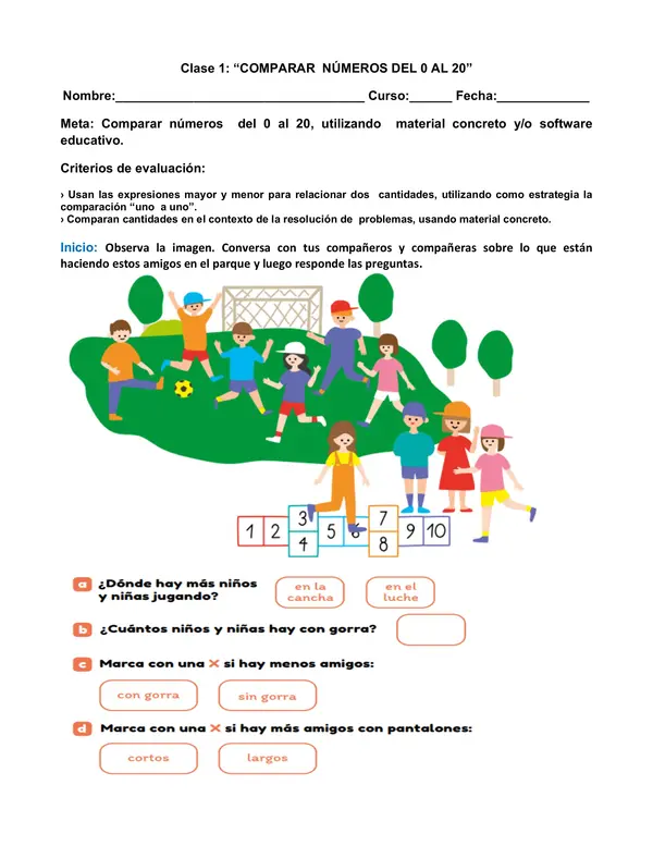 Proyecto Nivelación Matemática Primero OA 4