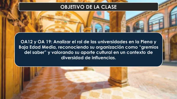 Desarrollo de las Universidades en la Edad Media