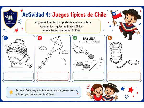 Clase 2: Juegos típicos de Chile 1°
