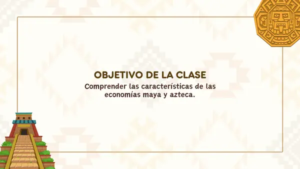 Economía de mayas y aztecas