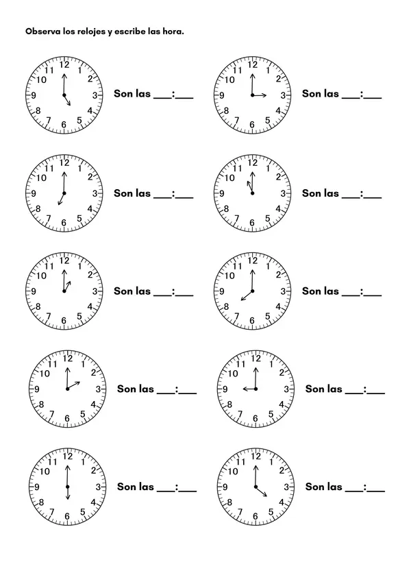 HORA EN PUNTO