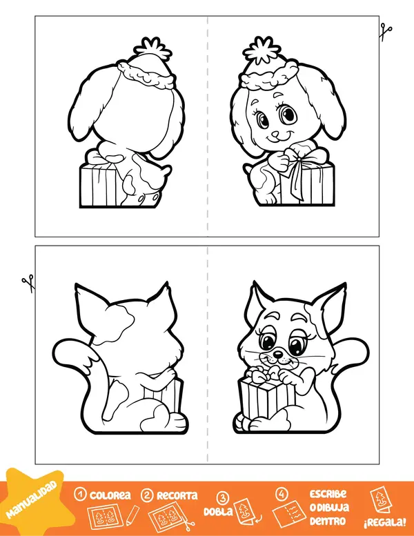 Tarjetas De Navidad Para Regalar - PDF Imprimible