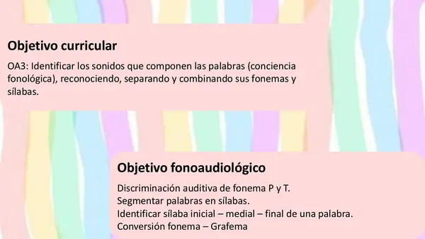 Letras P y T: Primeras Lecturas
