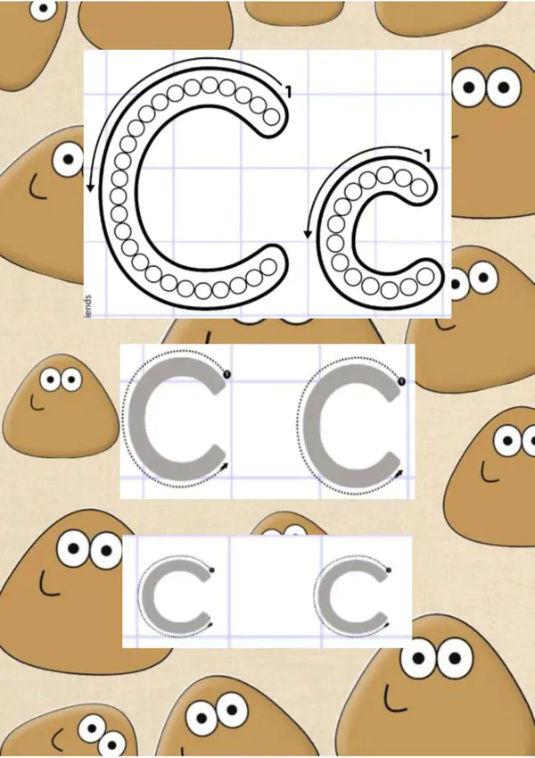 Cuadernillo trazo de Pou. 