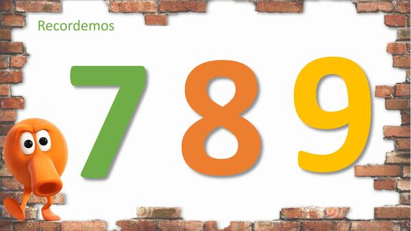 Números 7 al 9