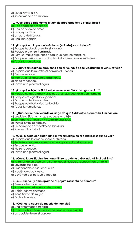Prueba Lectura - Siddhartha