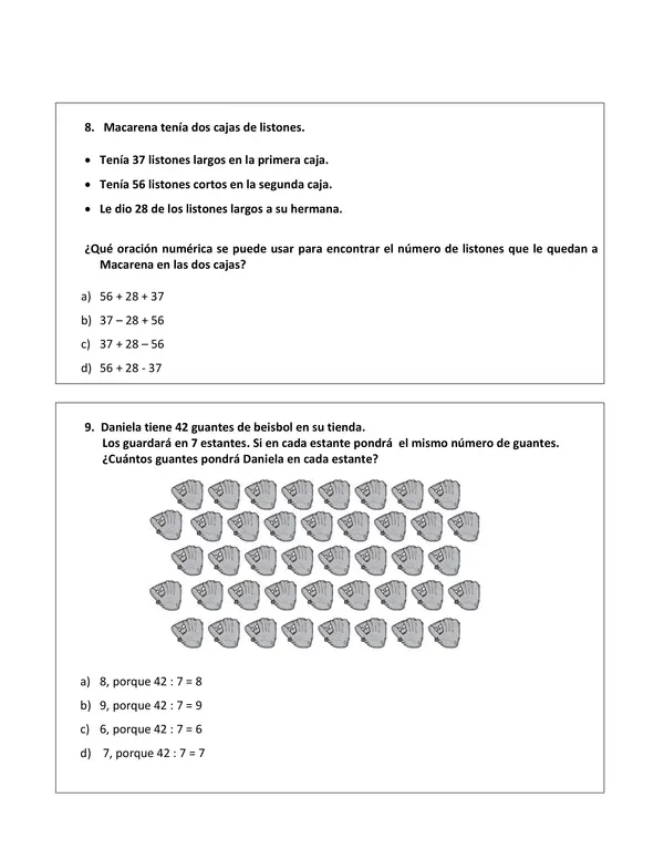 SIMCE matemática 