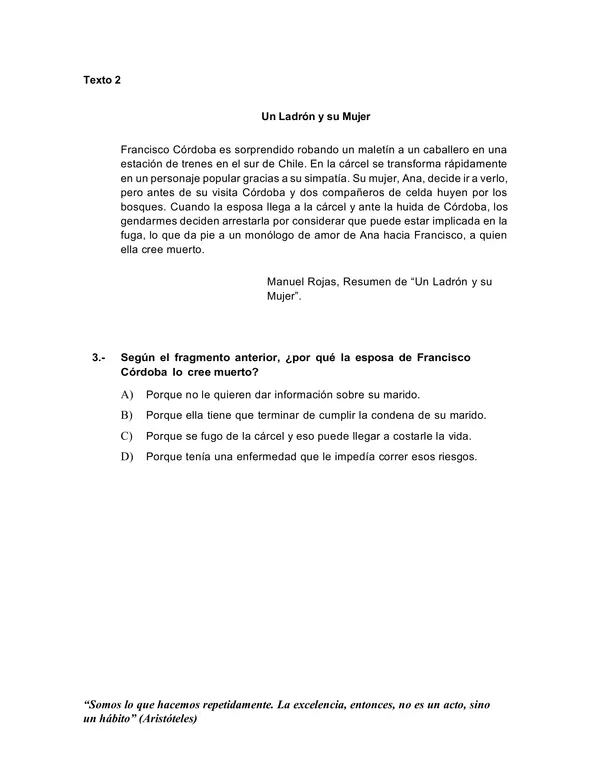 MINI ENSAYO  1-1 (16 PREGUNTAS) TEXTOS LITERARIOS