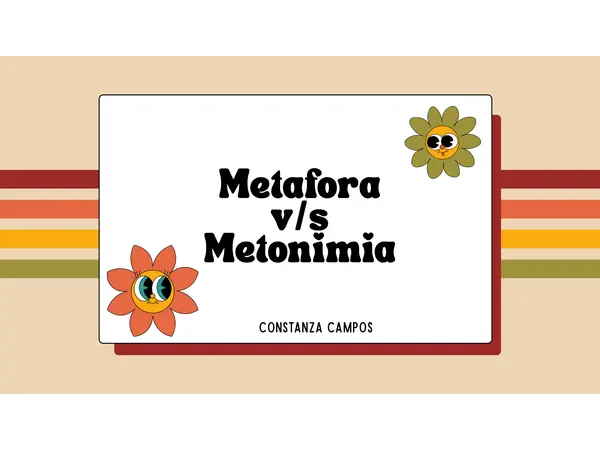 Figuras literarias: Metáfora v/s Metonimia