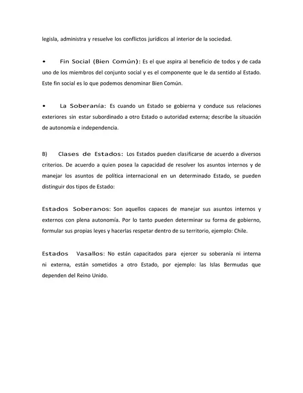 Guia teoria del estado, CUARTO MEDIO, HISTORIA