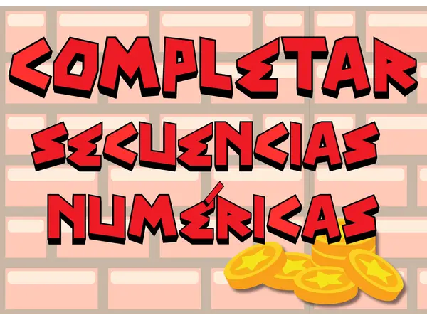 Secuencias numéricas 1 al 20